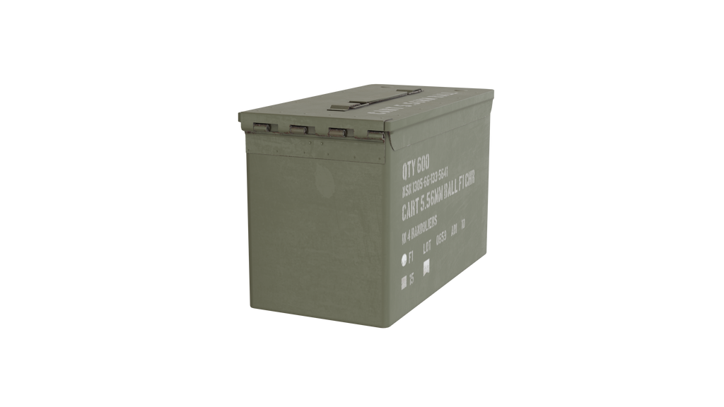 Military Ammo Box 3D Model BBD3D