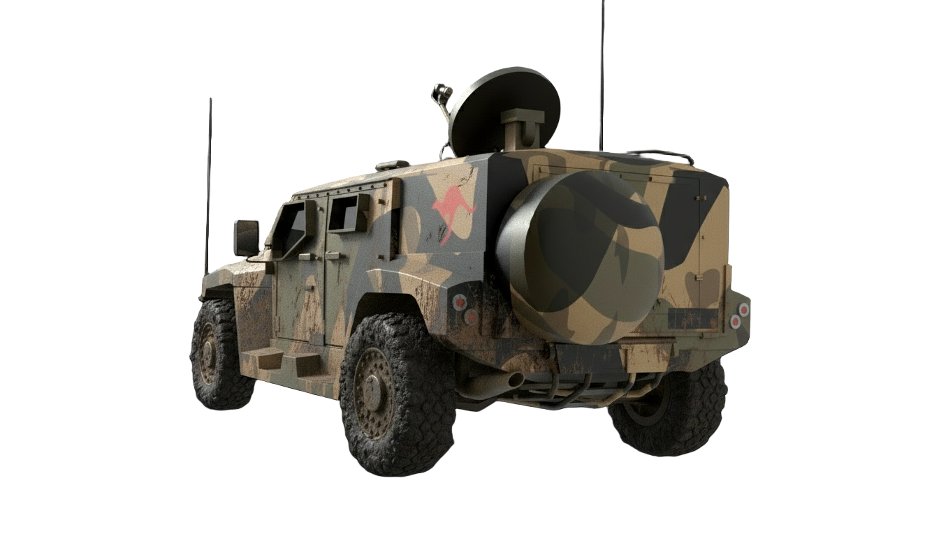 Game-ready 3D model render