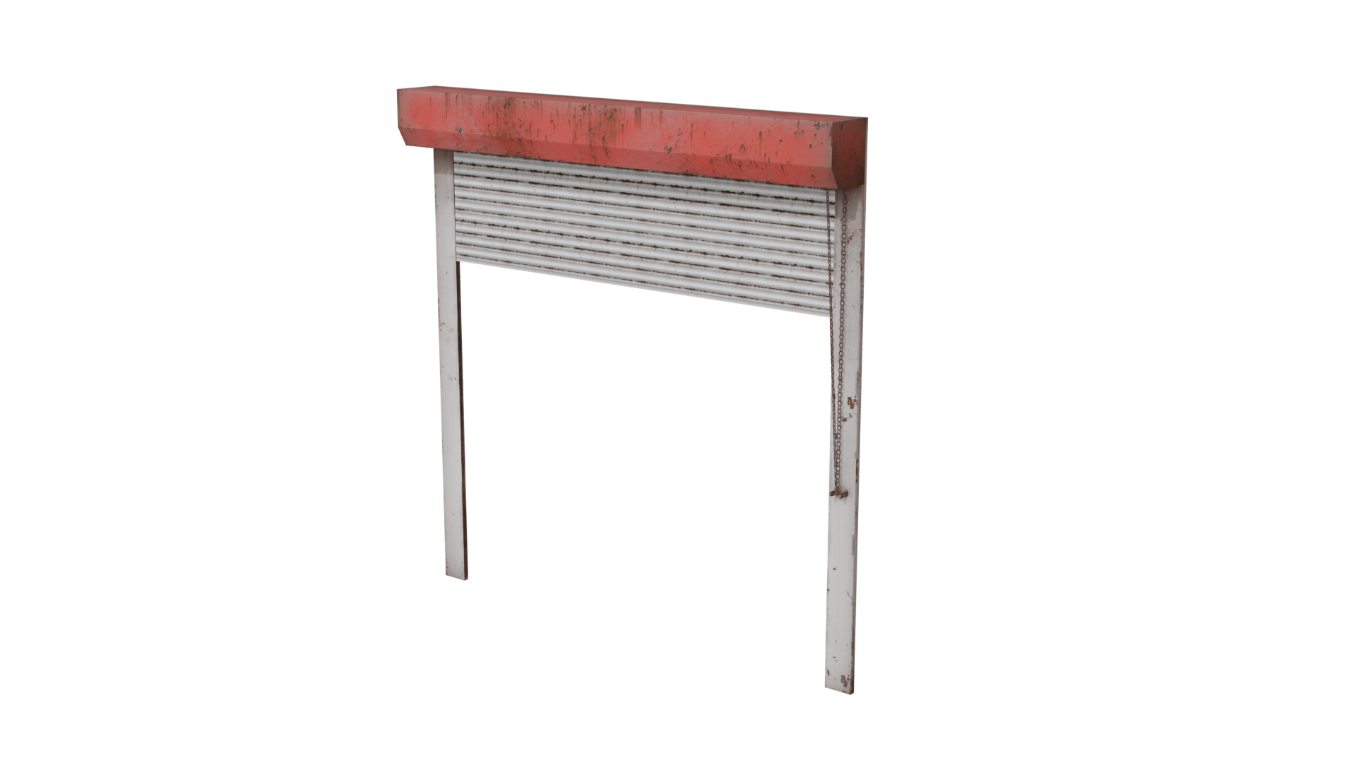 Game-Ready Animated Roller Door 3D Model low-poly - BlackBladeDesign