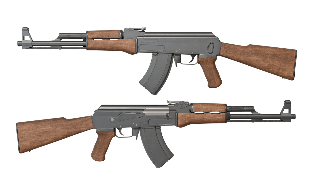 Game-Ready AK47 Type 3 3D model BlackBladeDesign