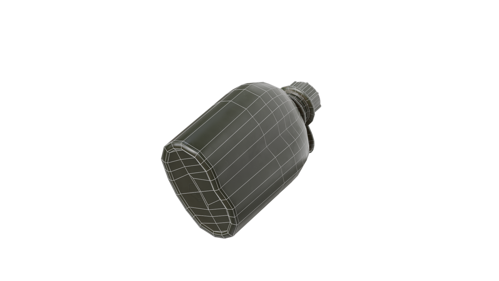 Military Canteen 3D Model – Game Ready PBR Asset BlackBladeDesign
