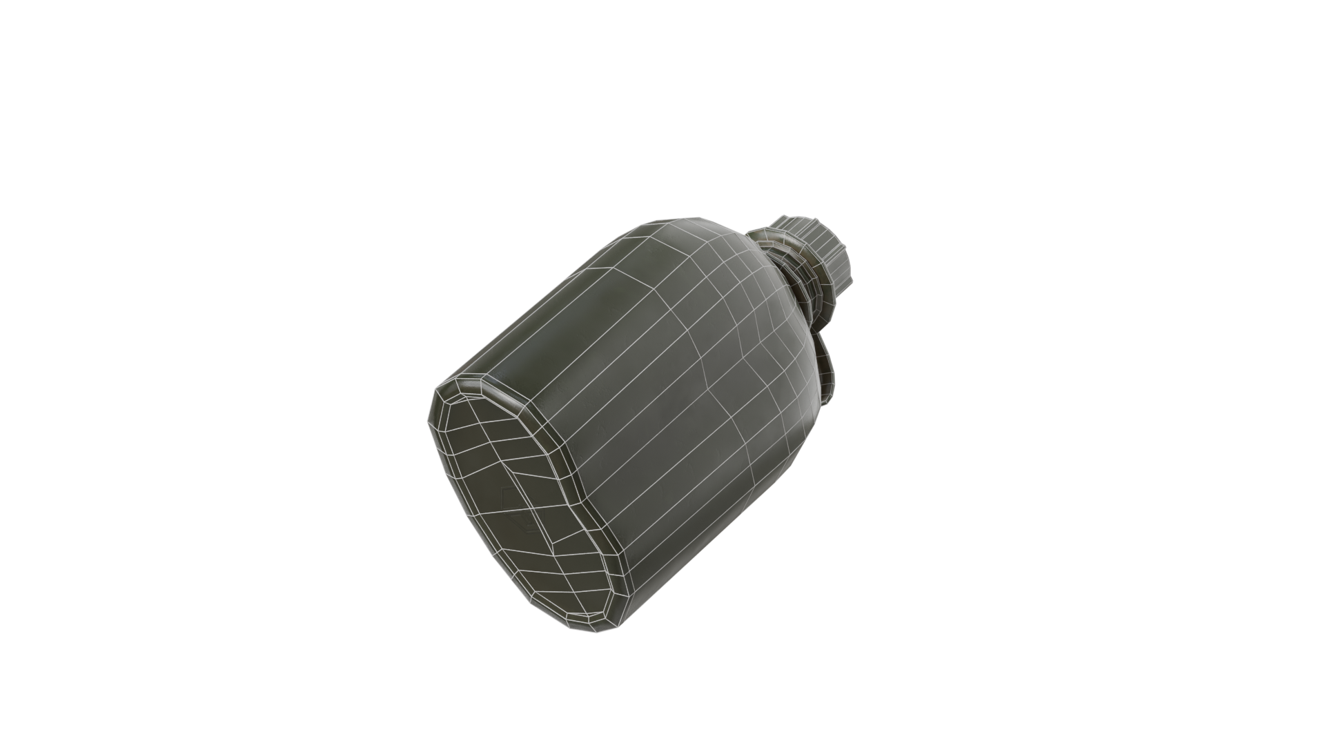 Military Canteen 3D Model – Game Ready PBR Asset BlackBladeDesign