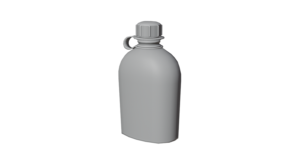 Military Canteen 3D Model – Game Ready PBR Asset BlackBladeDesign