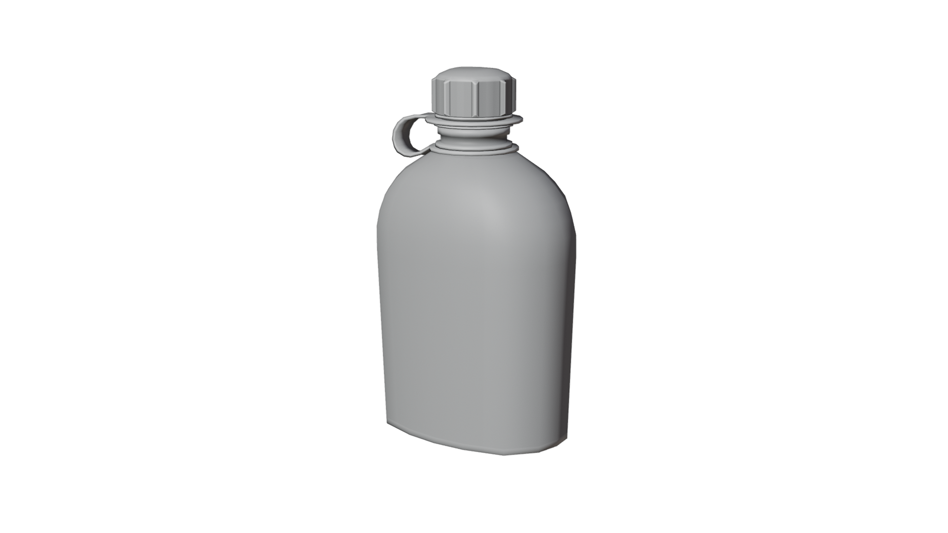 Military Canteen 3D Model – Game Ready PBR Asset BlackBladeDesign