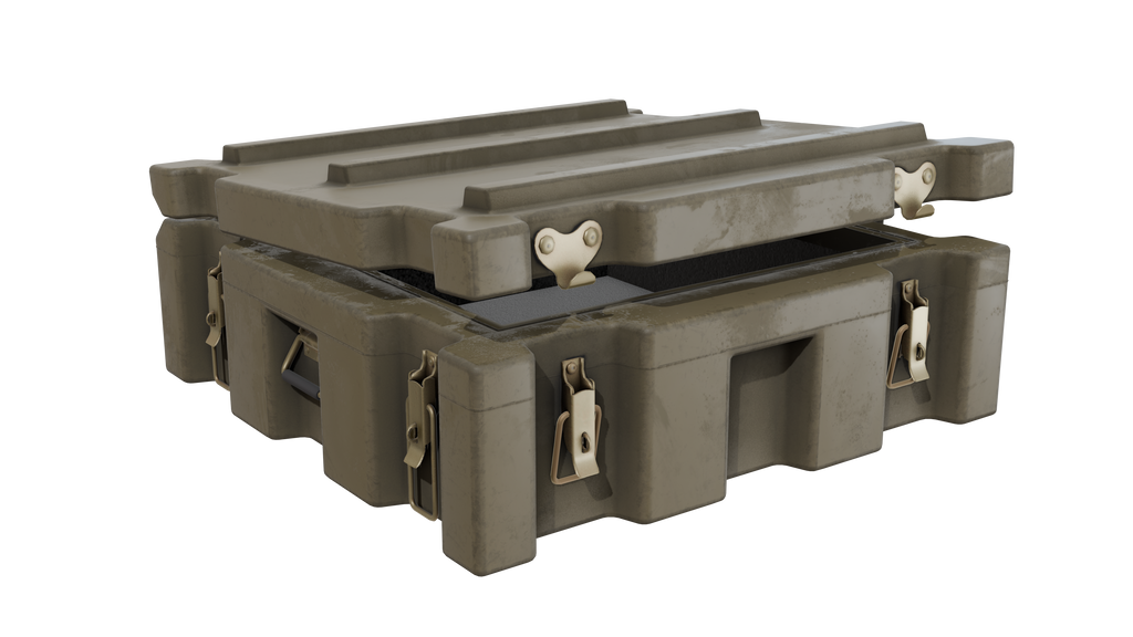 Military Storage Space Case 3D Model BlackBladeDesign