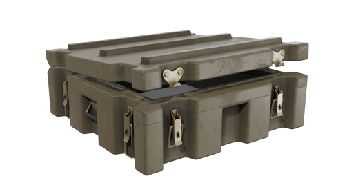 Military Storage Space Case 3D Model BlackBladeDesign