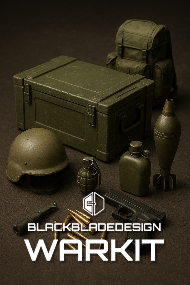 WARKIT War Themed 3D Models
