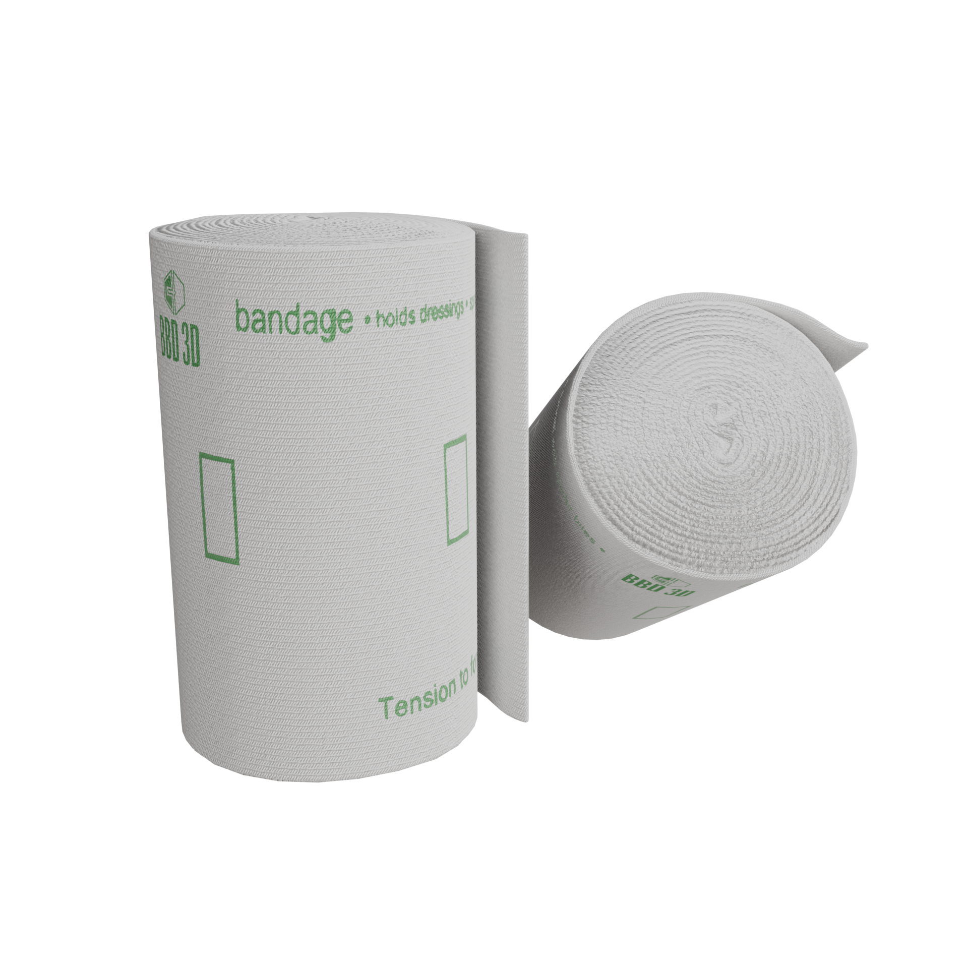 Pressure Bandage 3D Model BlackBladeDesign