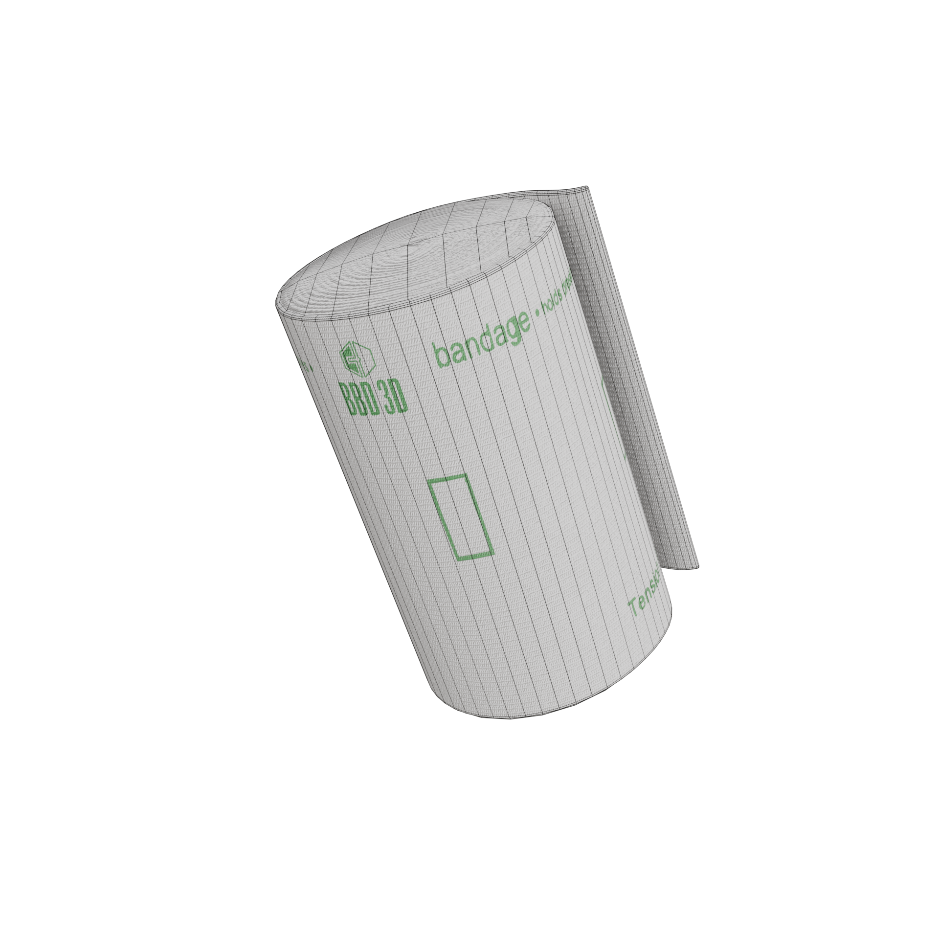 Pressure Bandage 3D Model BlackBladeDesign