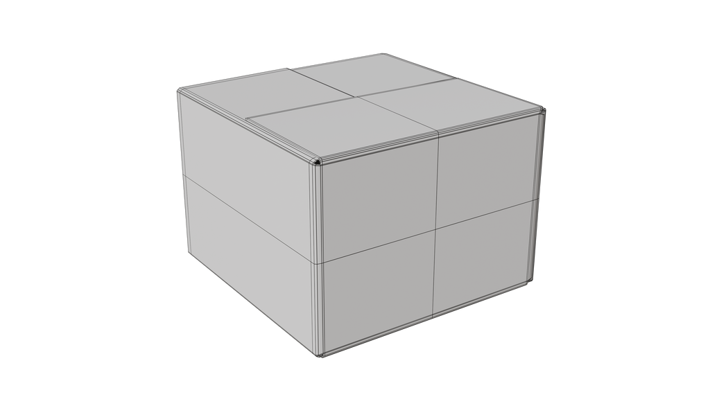 Game-Ready Cardboard Box 3D Model BlackBladeDesign