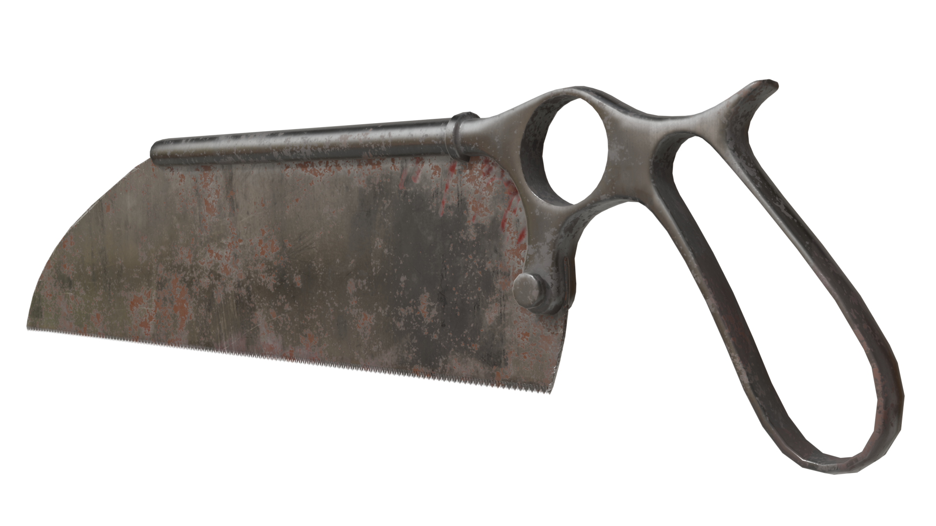 Bloody Bone Saw 3D Model - BlackBladeDesign