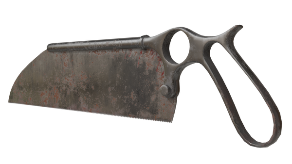 Bloody Bone Saw 3D Model - BlackBladeDesign