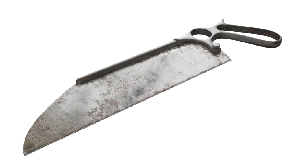 Bloody Bone Saw 3D Model - BlackBladeDesign