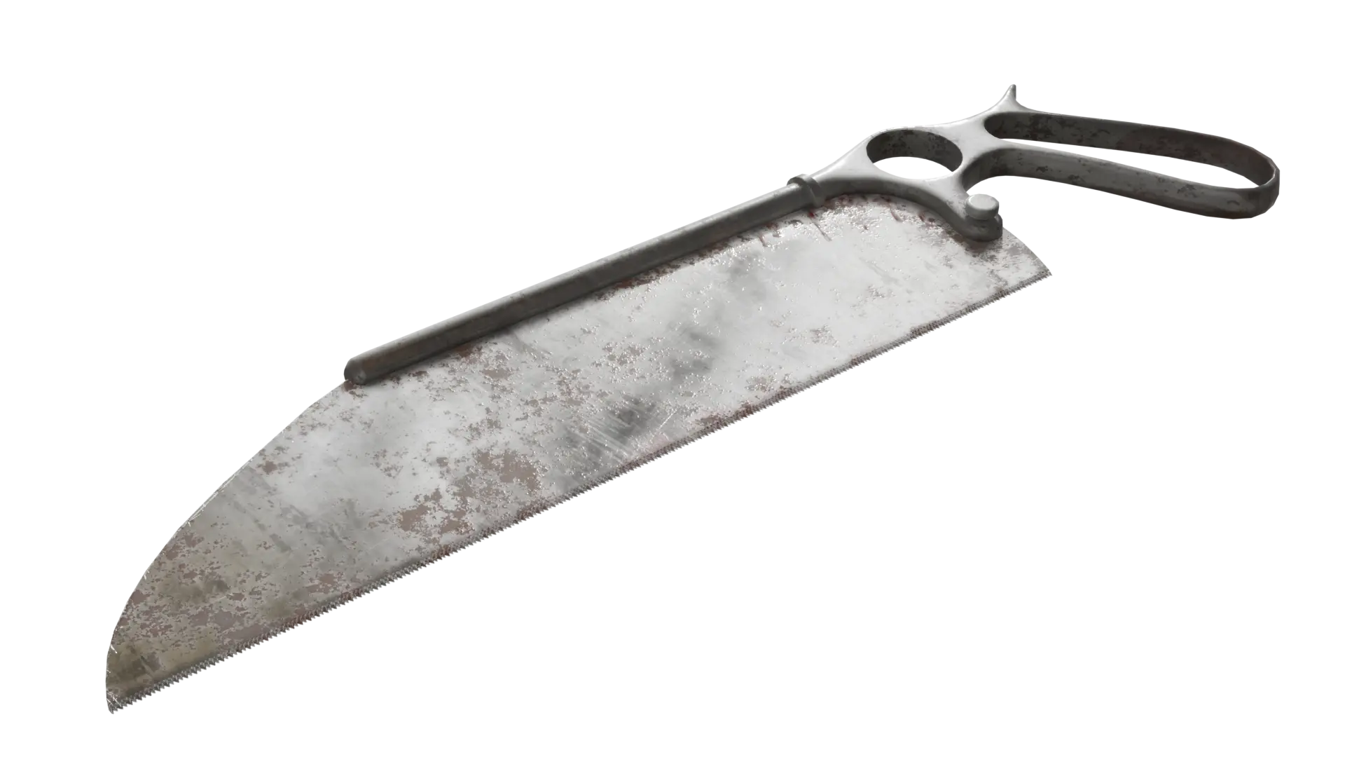 Bloody Bone Saw 3D Model - BlackBladeDesign