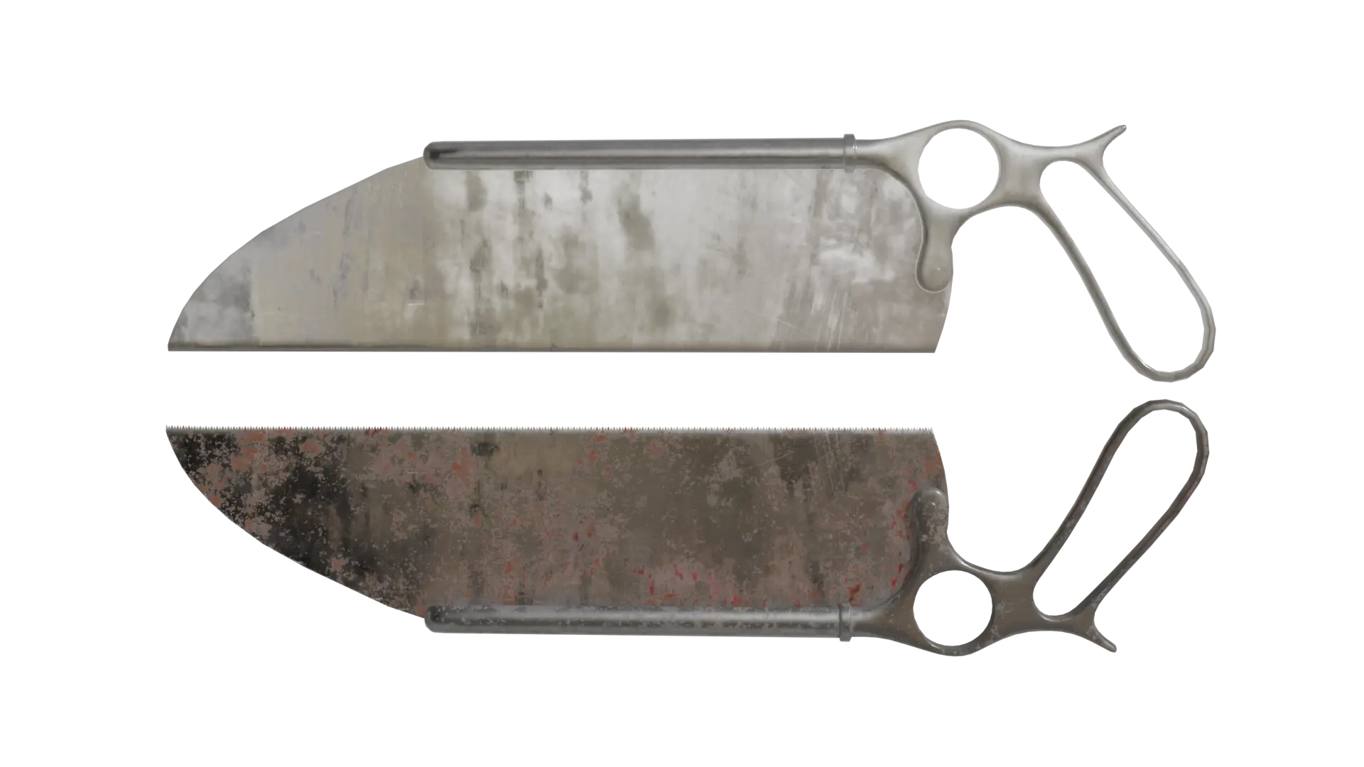 Bloody Bone Saw 3D Model - BlackBladeDesign