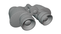 Vintage Game-Ready Japanese Binoculars 3D Model BlackBladeDesign