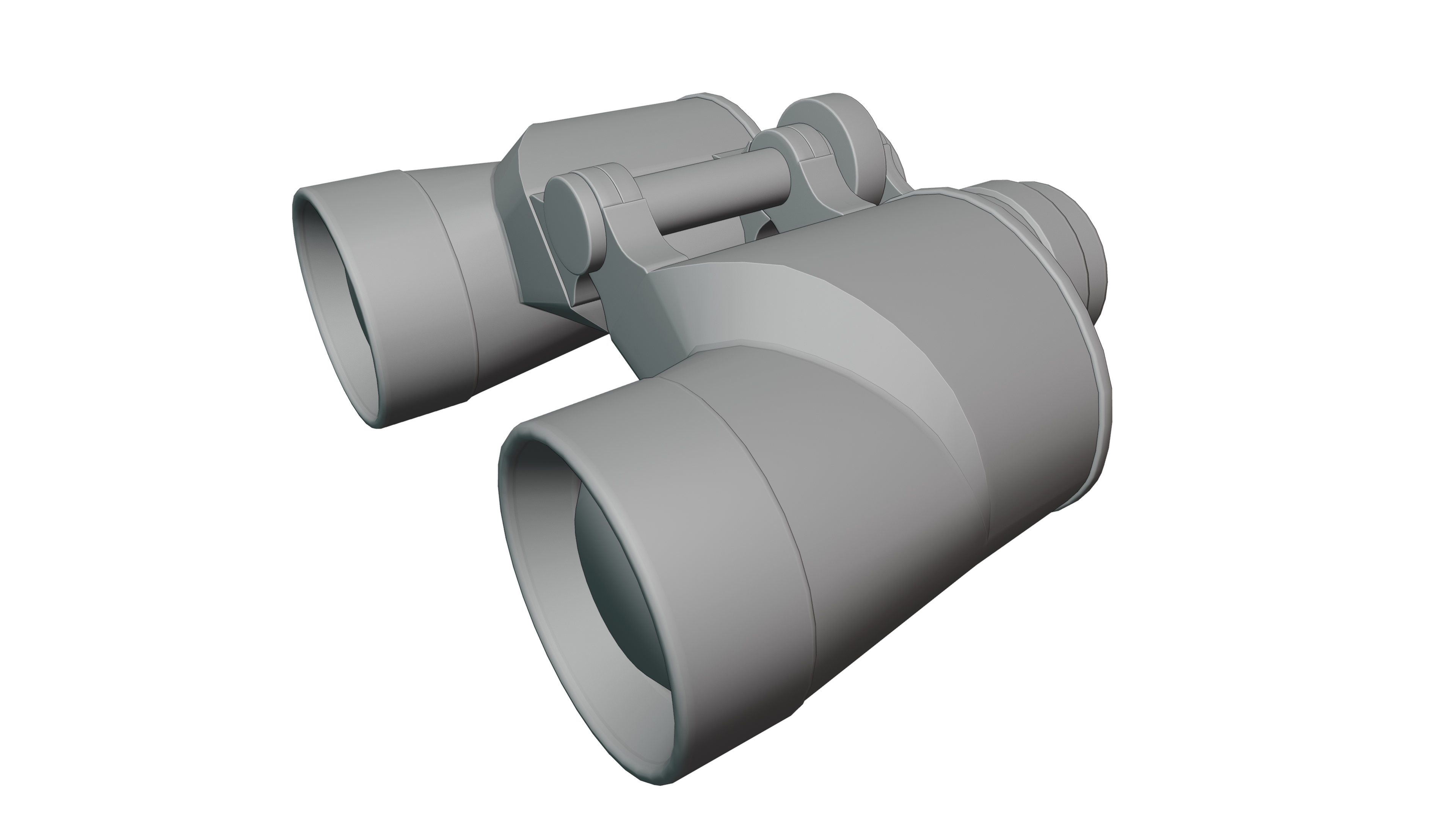 Vintage Game-Ready Japanese Binoculars 3D Model BlackBladeDesign