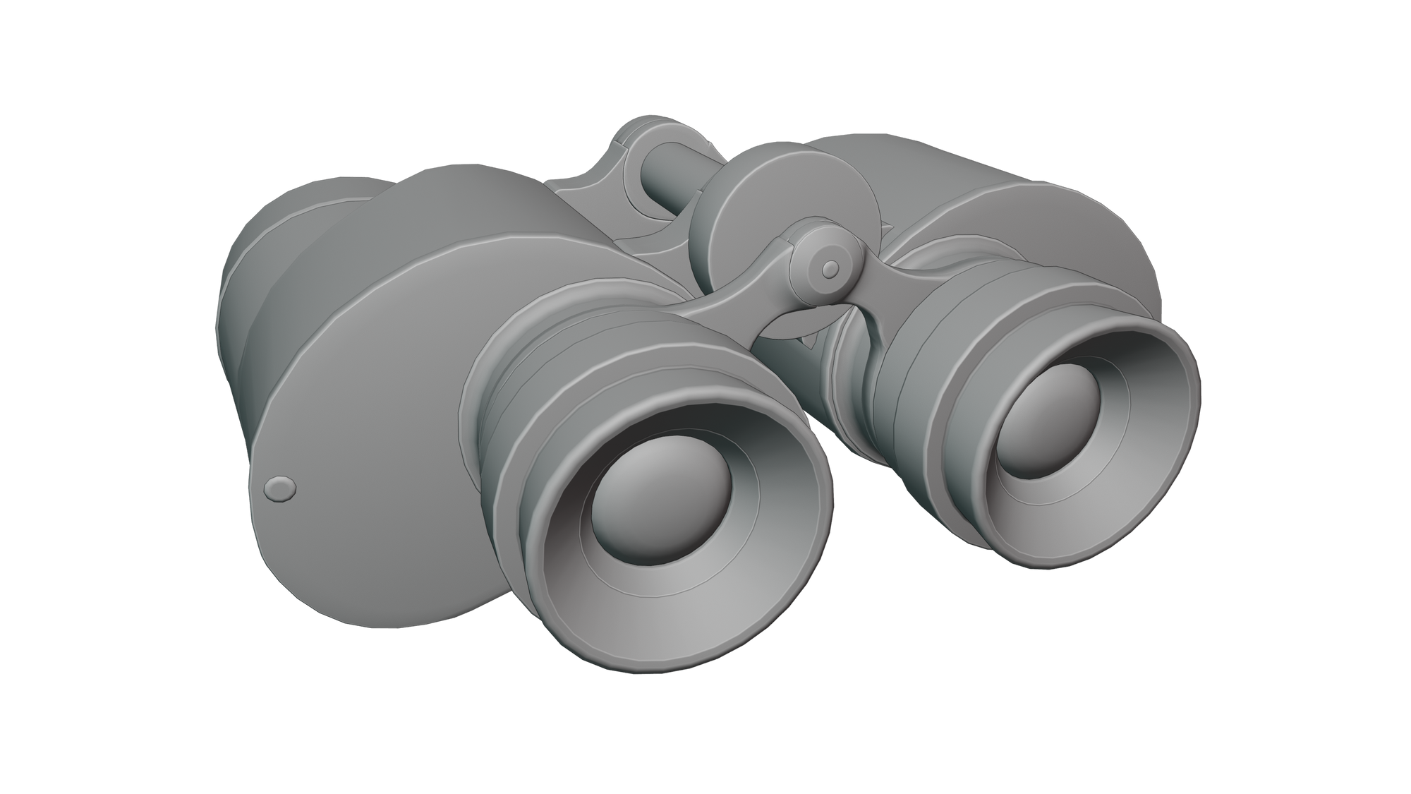 Vintage Game-Ready Japanese Binoculars 3D Model BlackBladeDesign